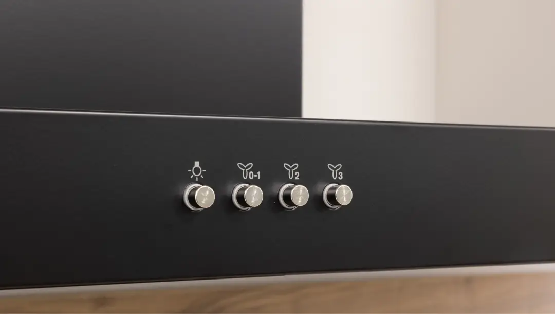 Afzuigkap detail Zorgkeuken