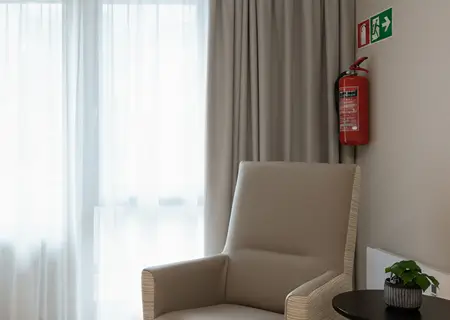 Brandveiligheid raamdecoratie